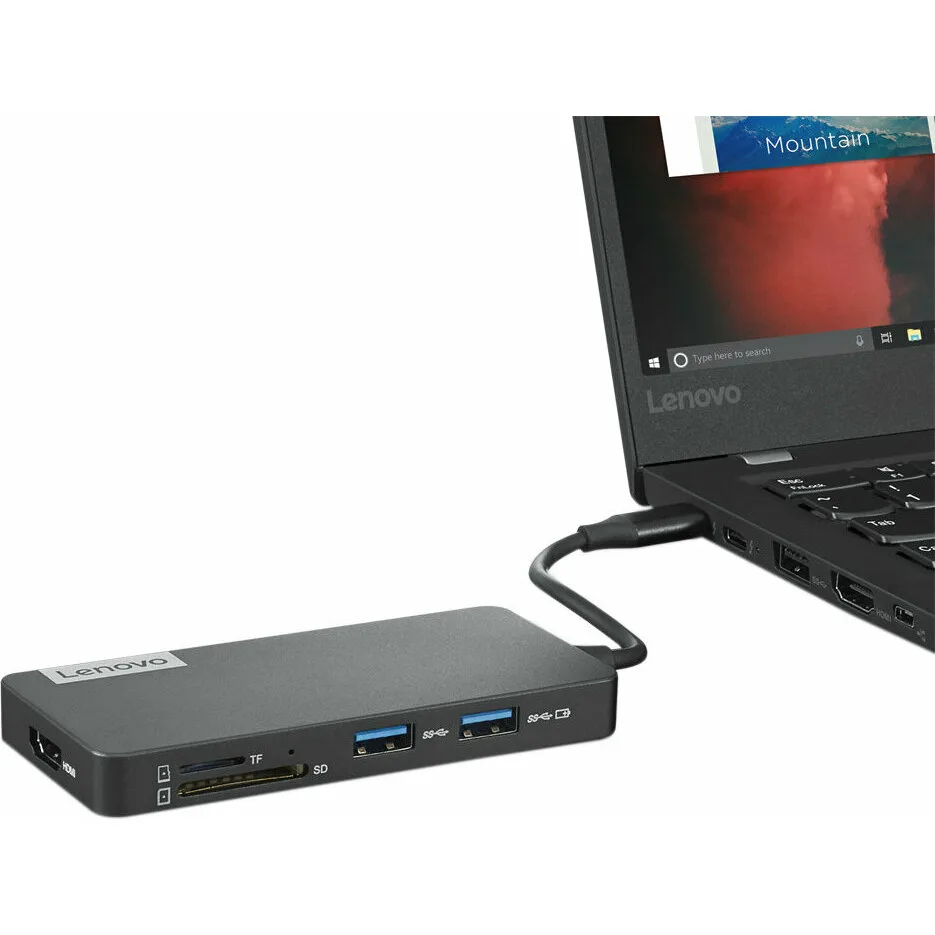 Lenovo USB-C 7-in-1 Hub 4X90V55523 док-станция (ЛЕНОВО) Lenovo USB-C 7-in-1 Hub 4X90V55523 док-станция (ЛЕНОВО)