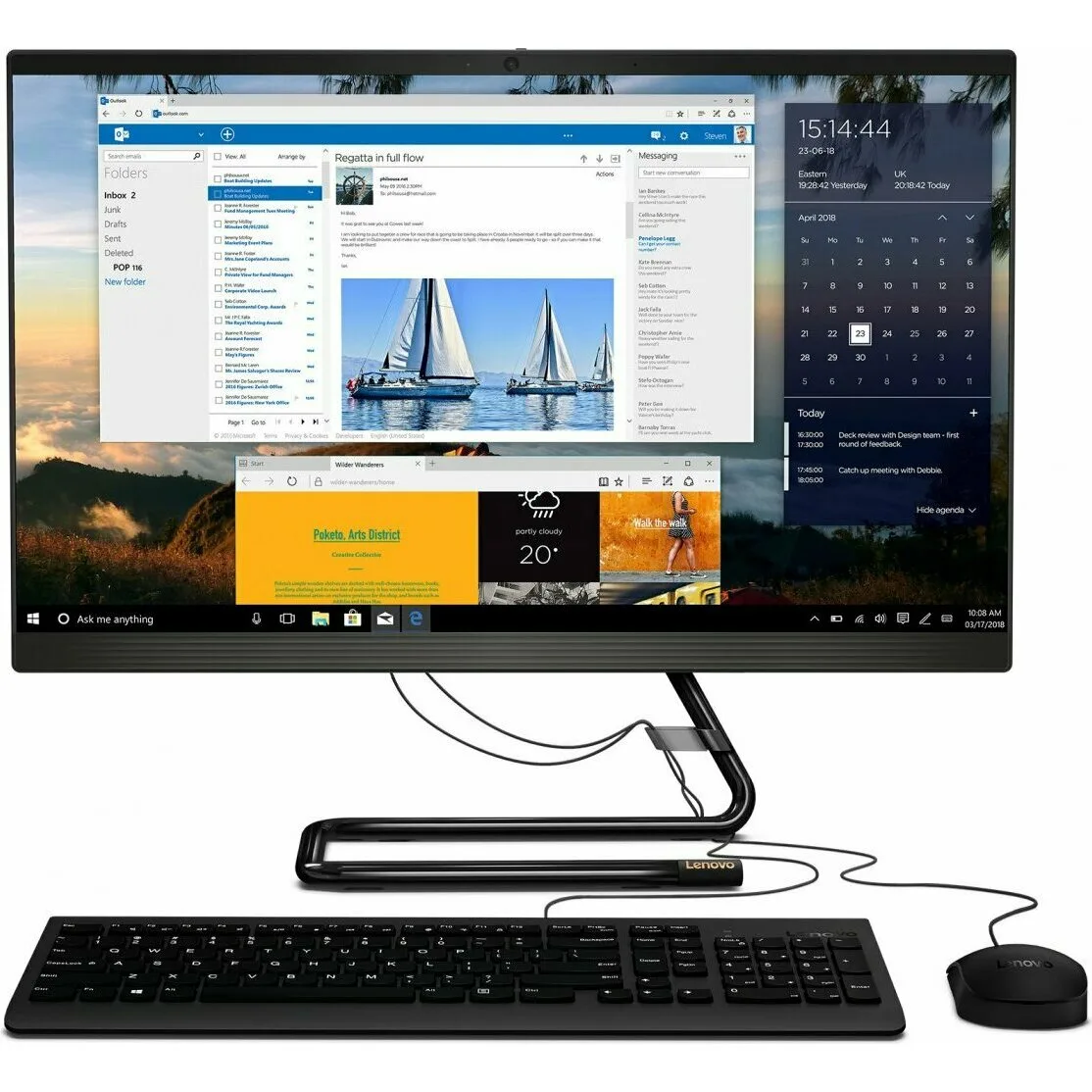 Моноблок Lenovo IdeaCentre AIO A340-24IWL F0E800R8RK